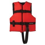 Onyx Nylon General Purpose Life Jacket Child 3050lbs Red-small image
