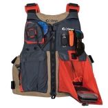 Onyx Kayak Fishing Vest Adult Oversized TanGrey-small image