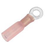 Pacer 2218 Awg Heat Shrink Ring Terminal 10 Stud Size 100 Pack-small image