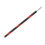Pacer 16 Awg Gauge Striped Marine Wire 1000 Spool Black WRed Stripe-small image