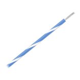 Pacer 16 Awg Gauge Striped Marine Wire 500 Spool Blue WWhite Stripe-small image