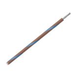 Pacer 16 Awg Gauge Striped Marine Wire 500 Spool Brown WBlue Stripe-small image