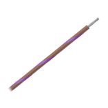 Pacer 16 Awg Gauge Striped Marine Wire 500 Spool Brown WViolet Stripe-small image