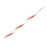 Pacer 16 Awg Gauge Striped Marine Wire 500 Spool White WRed Stripe-small image