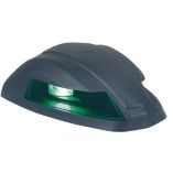 Perko 12v Led BiColor Navigation Light Black Rounded-small image