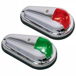 Perko Vertical Mount Side Lights 12v Red Green Pair-small image