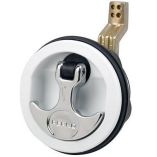 Perko Flush Latch Surface Mount Offset Cam Bar 25 Hole White-small image
