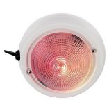 Perko Dome Light w/ Red and White Bulbs - Boat Navigational Light-small image