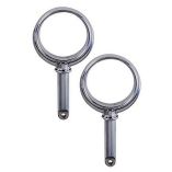 Perko Round Type Rowlock Horns - Plain Zinc - Boat Navigational Light Part-small image