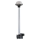 Perko Fold Down AllRound Frosted Globe Pole Light Horizontal Mount White-small image