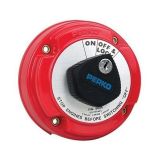 Perko Medium Duty Main Battery Disconnect Switch WAlternator Field Disconnect Key Lock-small image