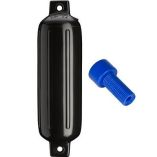 Polyform G3 Twin Eye Fender 55 X 19 Black WAir Adapter-small image
