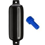 Polyform G4 Twin Eye Fender 65 X 22 Black WAir Adapter-small image
