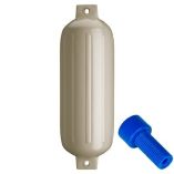 Polyform G5 Twin Eye Fender 88 X 268 Sand WAdapter-small image