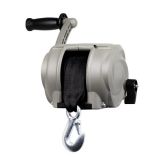 Powerwinch Premier Series Winch 2000lb, 8, Crank Arm Saltwater Silver-small image