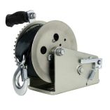 Powerwinch Utility Series Winch 2,000lb, 2 Speed, 6 Crank Arm Zinc-small image