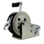 Powerwinch Utility Series Winch 2,000lb, 2 Speed, 8 Crank Arm Zinc-small image