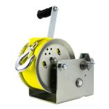 Powerwinch Utility Series Winch 3,200lb, 2 Speed, 9 Crank Arm Zinc-small image