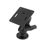 RAM Mount 3.625" Vesa Plate w/75 x 75mm Hole Pattern and Short Arm Surface Mount-small image