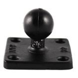 RAM Mount 2" x 2" Rectangle Base w/1" Ball - Mobile Mounting Solutions-small image