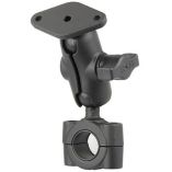 Ram Mount Ram Torque 34 1 Diameter HandlebarRail Base With 1 Ball, Short Arm And Diamond Plate-small image