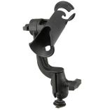 Ram Mount Ram Tube Jr Fishing Rod Holder With RamRod Revolution RatchetSocket System And Track Ball Base-small image