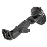 Ram Mount Composite Twist Lock Suction Cup WDouble Socket Arm Double Base Adapter-small image