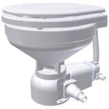 Raritan Sea Era Marine Size Toilet Press Fresh Water 0 Degree 90 Degree Discharge Smart Switch 12v White-small image