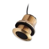 Raymarine CptS High Chirp Bronze ThruHull Flush Mount Transducer 0 Degree Angle-small image