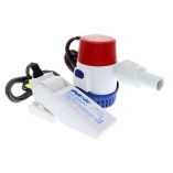 Rule 360 Gph Standard Bilge Pump Kit WFloat Switch 12v-small image