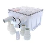 Rule Shower Drain Box W1100 Gph Pump 24v-small image