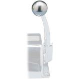 Rupp Control Knob Silver For Morse Controls 3824 Thread-small image
