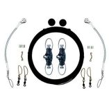 Rupp Single Rigging Kit WNokOuts Black Mono 160 Lines-small image