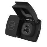 Scanstrut Flip Pro Duo UsbA UsbC W12v Power Socket-small image