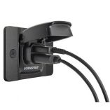 Scanstrut Flip Pro WFront Fit Bezel 1224v Fast Charge Dual UsbAC Socket-small image