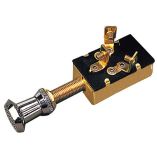 SeaDog 3 Position 1 Circuit PushPull Switch Stamped Brass-small image