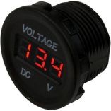 SeaDog Round Voltage Meter 6v30v-small image