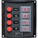 SeaDog Splash Guard Switch Panel Vertical 4 Switch-small image