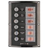 SeaDog Splash Guard Circuit Breaker Panel 6 Circuit-small image