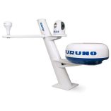 Seaview 30 Tapered Closed Dome Aft Leaning Radar Mount WCameraSearchlight Mount, Removable Spreaders 10x10 Base Plate-small image