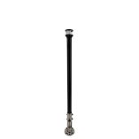 Seaview 12 Manually Folding Light Post W316 Stainless Steel Base Ltbled12c5 Navigation Light Black-small image