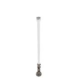 Seaview 12 Manually Folding Light Post W316 Stainless Steel Base Ltbled12c5 Navigation Light White-small image