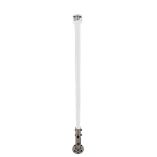 Seaview 24 Manually Folding Light Post W316 Stainless Steel Base Ltbled12c5 Navigation Light White-small image