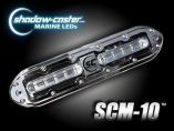 ShadowCaster Scm10 Led Underwater Light W20 Cable 316 Ss Housing Cool Red-small image