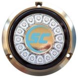ShadowCaster Bimini Blue Single Color Underwater Light 16 Leds Bronze-small image