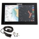 Simrad Nsx 3009 9 Combo Chartplotter Fishfinder WHdi Transducer-small image