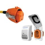 Smartplug30 Amp Non Metallic White Inlet Plug Combo Boat Rv-small image