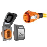 Smartplug 50 Amp Non Metallic Gray Inlet Plug Combo Boat Rv-small image