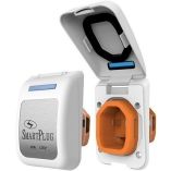 SmartPlug 30 Amp Non Metallic White Inlet - Boat Electrical Component-small image