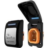 SmartPlug 50 Amp Non Metallic Inlet Black - Boat Electrical Component-small image